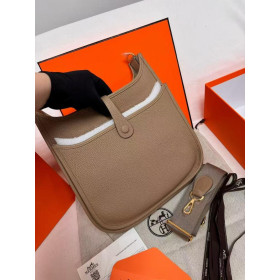 Hermes Taurillon Clemence Sangle Evelyne TPM Beige
