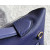 Hermes Kelly Cut 31 Epsom Jaune Poussin (1Z) Palladium Hardware Dark Blue
