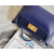 Hermes Kelly Cut 31 Epsom Jaune Poussin (1Z) Palladium Hardware Dark Blue