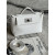 Hermes Kelly Mini Lizard Ombre (1B) Gold Hardware White
