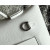 Hermes Kelly Mini Lizard Ombre (1B) Gold Hardware White