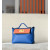 Hermes Kelly Mini Ostrich Parchemin (3C) Palladium Hardware Hot Blue