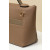 Hermes Kelly Mini Ostrich Terre Cuite (94) Palladium Hardware Dark Brown
