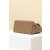 Hermes Kelly Mini Ostrich Terre Cuite (94) Palladium Hardware Dark Brown