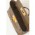 Hermes Kelly Mini Ostrich Terre Cuite (94) Palladium Hardware Dark Brown