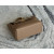 Hermes Kelly Pochette Alligator Beton (8L) Palladium Hardware Dark Brown