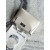 Hermes Kelly Pochette Alligator Jean (75) Palladium Hardware White
