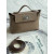 Hermes Kelly Cut 31 Epsom Mauve Sylvestre (X9) Palladium Hardware Dark Brown