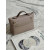 Hermes Kelly Pochette Alligator Gris Asphalte (M8) Palladium Hardware Dark Grey
