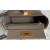 Hermes Kelly Pochette Alligator Gris Asphalte (M8) Palladium Hardware Dark Grey