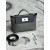 Hermes Kelly Pochette Alligator Jaune Amber (9D) Gold Hardware Black