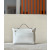 Hermes 24/24 Mini 21 Evercolor And Swift Blanc (01) And Nata(I2)Palladium Hardware White