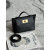 Hermes Kelly Pochette HSS Swift Nior(89) And Jaune D&acirc;Or(9V)Palladium Hardware Black