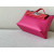 Hermes 24/24 Mini 21 Evercolor And Swift Bleu Lin (J7) And Gris Mouette(4Z)Gold Hardware Rose Pink