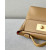 Hermes 24/24 Mini 21 Evercolor And Swift Blue Pale (08), Cuivre(6C) And Chai (0M) Gold Hardware Light Brown