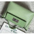 Hermes 24/24 Mini 21 Alligator,Evercolor And Swift Gold (37) Gold Hardware Green