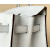 Hermes Birkin 25 Epsom Bleu Brume (T0) Palladium Hardware Sellier White