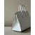 Hermes Birkin 25 Epsom Gris Pale(M4) Palladium Hardware Sellier White