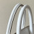Hermes Birkin 25 Epsom Gris Pale(M4) Palladium Hardware Sellier White