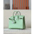 Hermes Birkin 25 Epsom Vert Criquet (3I ) Palladium Hardware Sellier Green