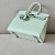 Hermes Birkin 25 Epsom Vert Fizz (0S) Palladium Hardware Sellier Light Green