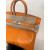 Hermes Birkin 25 Lizard Orange (93) Palladium Hardware