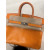 Hermes Birkin 25 Lizard Orange (93) Palladium Hardware