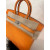 Hermes Birkin 25 Lizard Orange (93) Palladium Hardware