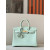 Hermes Kelly Pochette Swift Gold (37) Palladium Hardware Light Green