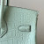 Hermes Kelly Pochette Swift Gold (37) Palladium Hardware Light Green