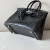 Hermes Kelly Pochette Swift Rose Lipstick (U5) Gold Hardware Black