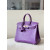 Hermes Birkin 25 Ostrich Anemone(P9) Gold Hardware Dark Purple