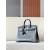 Hermes Birkin 25 Ostrich Etain(8F) Gold Hardware Dark Grey