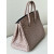 Hermes Birkin 25 Ostrich Gris Tourterelle(81) Palladium Hardware Dark Brown