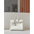 Hermes Birkin 25 Ostrich Parchemin(3C) Palladium Hardware White