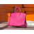 Hermes Birkin 25 Ostrich Rose Fourpre(L3)Palladium Hardware Rose Pink