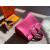 Hermes Birkin 25 Ostrich Rose Fourpre(L3)Palladium Hardware Rose Pink