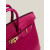 Hermes Kelly Pochette Swift Rouge H (55) Gold Hardware Rose Purple