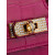 Hermes Kelly Pochette Swift Rouge H (55) Gold Hardware Rose Purple