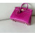 Hermes Kelly Pochette Swift Anemone (P9) Palladium Hardware Rose Purple