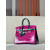 Hermes Kelly Pochette Swift Gris Perle (80) Palladium Hardware Rose Purple