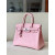 Hermes Birkin 30 Ostrich Rose Saiura(3Q) Palladium Hardware Pink