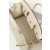 Hermes Kelly Pochette Swift Nior (89) Palladium Hardware Beige