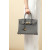 Hermes Kelly Pochette Epsom Gris Asphalte (M8) Gold Hardware Dark Brown