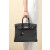 Hermes Birkin HSS 25 Gris Pale M4,Vert Fizz 0S And Graphite 88 Epsom Palladium Hardware Black