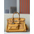 Hermes Birkin 25 Epsom Etain(8F) Gold Hardware Yellow