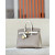 Hermes Birkin 25 Matte Alligator Crocodile Two-tone 2H kraft Y1 Vanille Gold Hardware Dark Beige