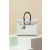 Hermes Kelly Pochette Swift Glycine (4W) Palladium Hardware White