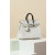 Hermes Kelly Pochette Swift Glycine (4W) Palladium Hardware White