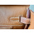 Hermes Birkin HSS 25 Togo and Canvas Gold(37) Gold Hardware Blue and Brown